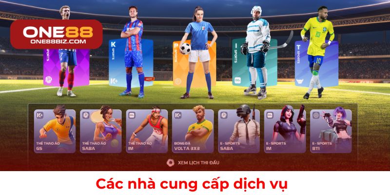 Danh sách các đơn vị cung cấp dịch vụ uy tín