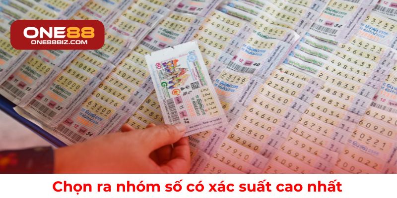 Cách chọn nhóm số có xác suất trúng thưởng cao 
