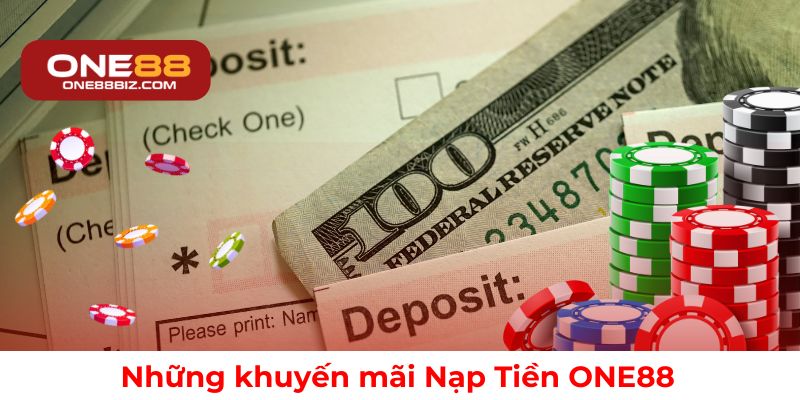 Ưu đãi nạp tiền hấp dẫn tại ONE88 dành cho người chơi