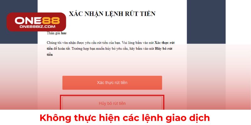 Cách xử lý khi không rút được tiền từ ONE88