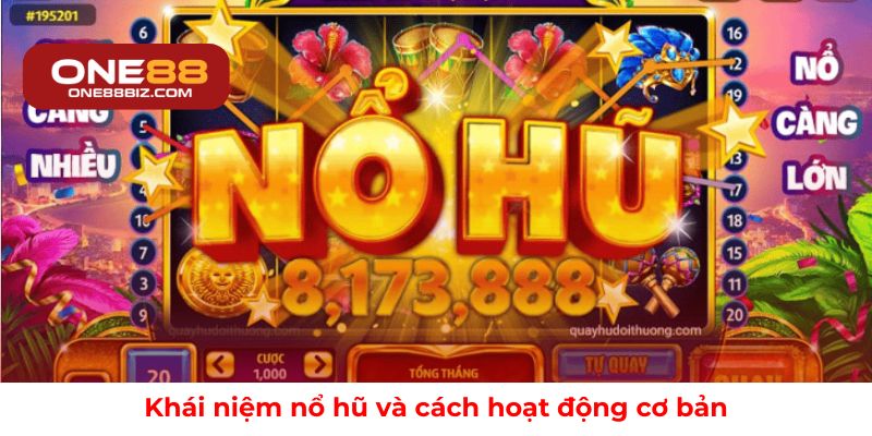 Khái niệm nổ hũ và cách hoạt động cơ bản
