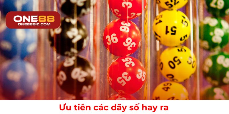 Lựa chọn các dãy số thường xuyên xuất hiện